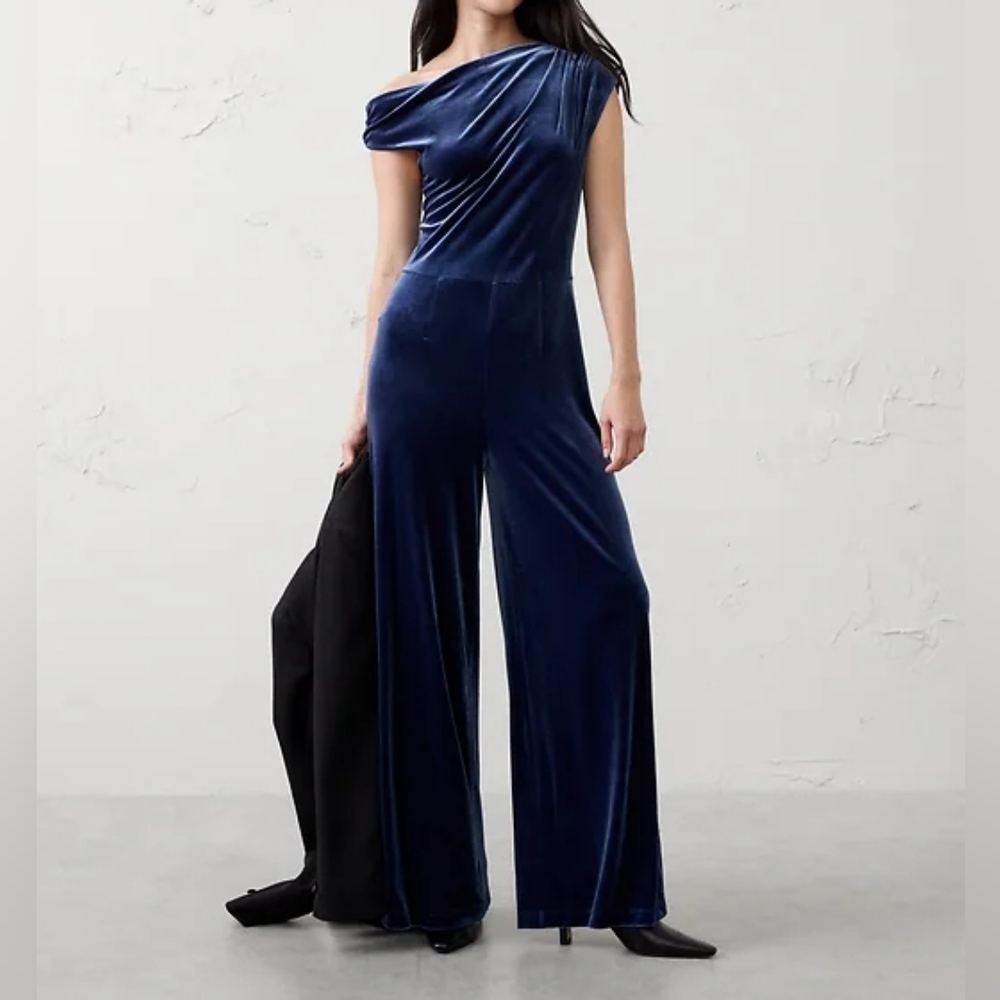 NWT BANANA REPUBLIC | $160 Velvet Jumpsuit